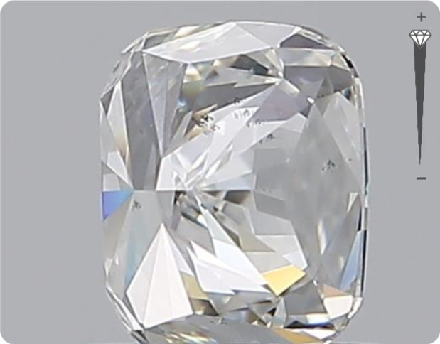 Diamant naturel 1,51 ct GIA | Couleur I | Pureté VS2 | Ovale | EX EX EX #D10206