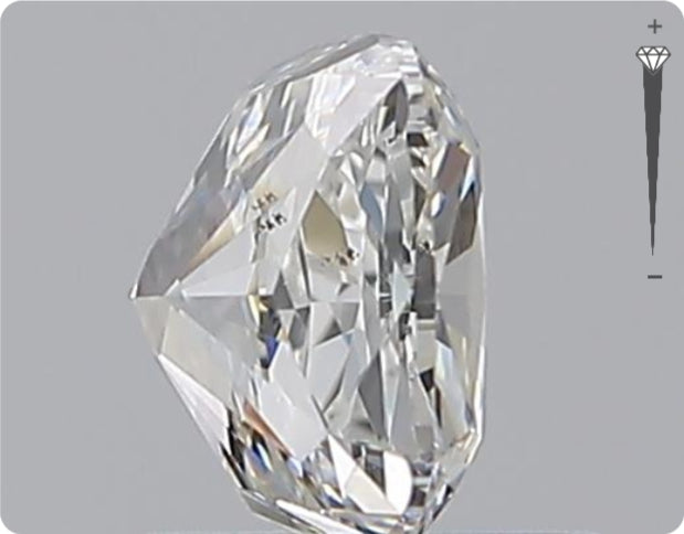 Diamant naturel 1,51 ct GIA | Couleur I | Pureté VS2 | Ovale | EX EX EX #D10206