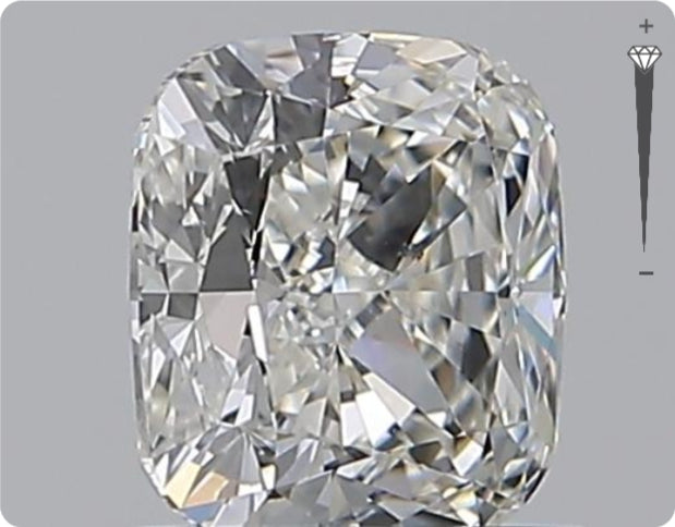 Diamant naturel 1,51 ct GIA | Couleur I | Pureté VS2 | Ovale | EX EX EX #D10206