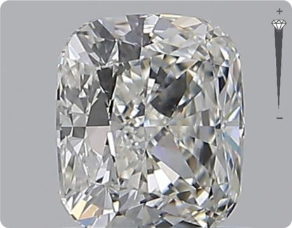 Diamant naturel 1,51 ct GIA | Couleur I | Pureté VS2 | Ovale | EX EX EX #D10206