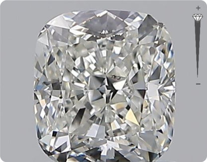 Diamant naturel 1,51 ct GIA | Couleur I | Pureté VS2 | Ovale | EX EX EX #D10206