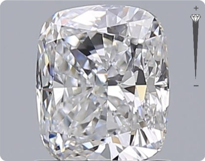 Diamant naturel 1,51 ct GIA | Couleur D | Pureté VVS2 | Ovale | EX EX EX #D10213
