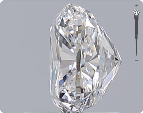 Diamant naturel 1,51 ct GIA | Couleur D | Pureté VVS2 | Ovale | EX EX EX #D10213