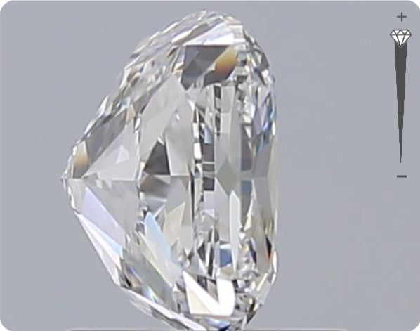 Diamant naturel 1,51 ct GIA | Couleur D | Pureté VVS2 | Ovale | EX EX EX #D10213