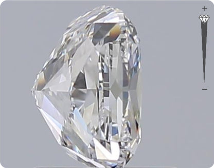 Diamant naturel 1,51 ct GIA | Couleur D | Pureté VVS2 | Ovale | EX EX EX #D10213