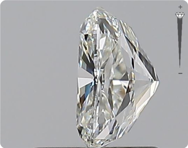 Natural 1.01ct GIA Diamond | Color H | Clarity VVS1 | Oval | EX EX EX #D10214