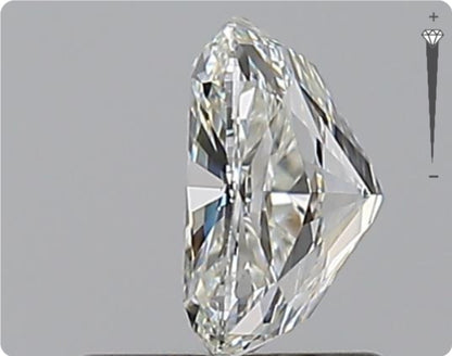Natural 1.01ct GIA Diamond | Color H | Clarity VVS1 | Oval | EX EX EX #D10214