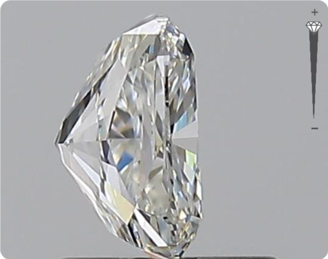 Natural 1.01ct GIA Diamond | Color H | Clarity VVS1 | Oval | EX EX EX #D10214
