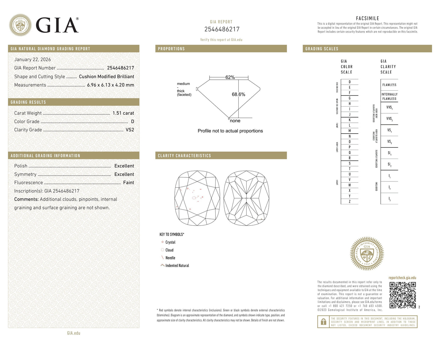 Diamant naturel GIA 1.51ct | Couleur D | Pureté VS2 | Ovale | EX EX EX #D10219