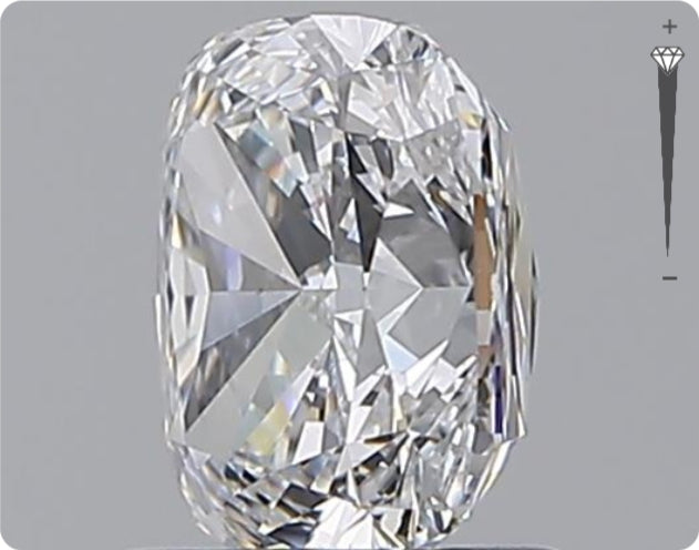 Diamant naturel GIA 1.51ct | Couleur D | Pureté VS2 | Ovale | EX EX EX #D10219