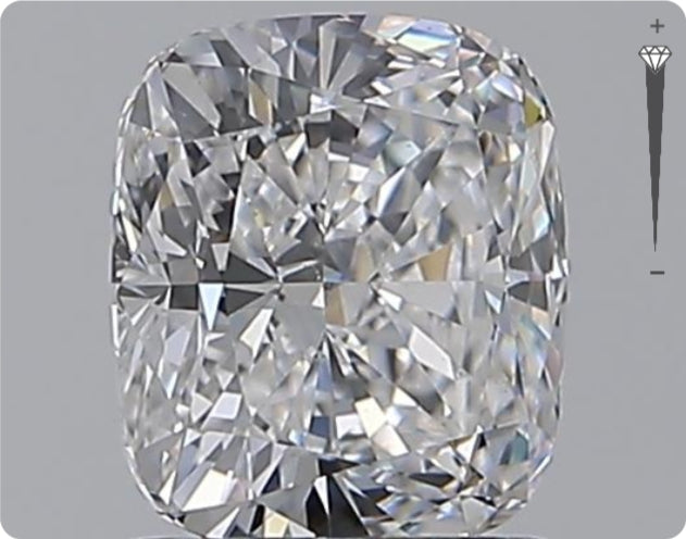 Diamant naturel GIA 1.51ct | Couleur D | Pureté VS2 | Ovale | EX EX EX #D10219