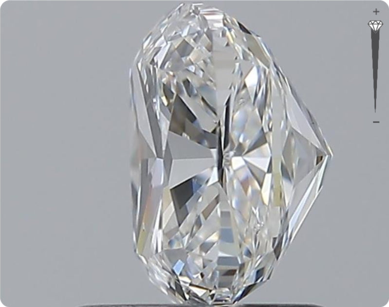 Natural 1.51ct GIA Diamond | Color F | Clarity SI1 | Oval | EX EX EX #D10229