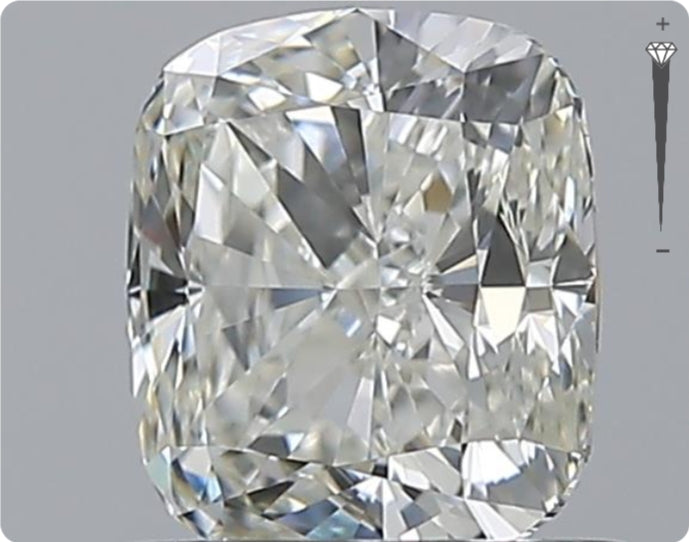 Diamant naturel GIA 1.00ct | Couleur I | Pureté VS2 | Ovale | TB EX TB #D10230