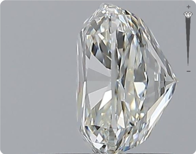 Diamant naturel GIA 1.00ct | Couleur I | Pureté VS2 | Ovale | TB EX TB #D10230