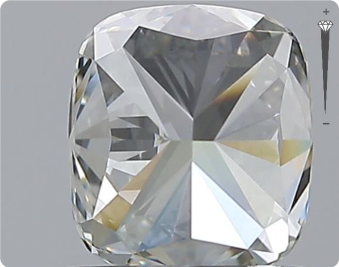 Diamant naturel GIA 1.00ct | Couleur I | Pureté VS2 | Ovale | TB EX TB #D10230