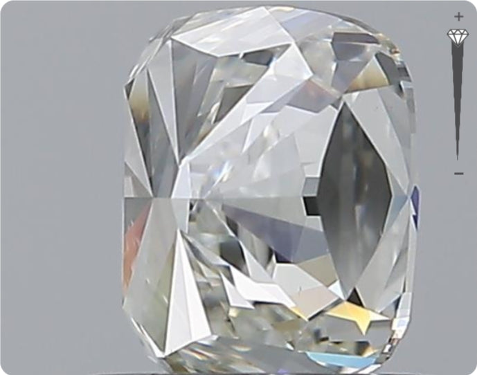 Diamant naturel GIA 1.00ct | Couleur I | Pureté VS2 | Ovale | TB EX TB #D10230
