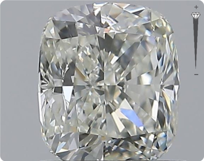 Diamant naturel GIA 1.00ct | Couleur I | Pureté VS2 | Ovale | TB EX TB #D10230