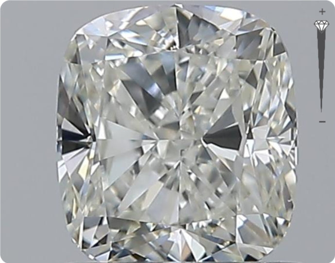 Diamant naturel GIA 1.00ct | Couleur I | Pureté VS2 | Ovale | TB EX TB #D10230