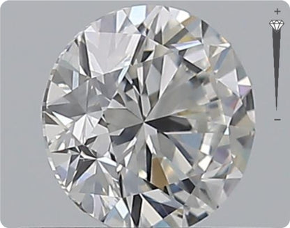 Natural 0.51ct GIA Diamond | Color D | Clarity VVS1 | Round Cut | VG EX VG #D10233