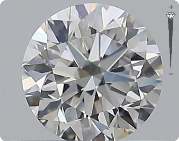 Natural 0.51ct GIA Diamond | Color D | Clarity VVS1 | Round Cut | VG EX VG #D10233