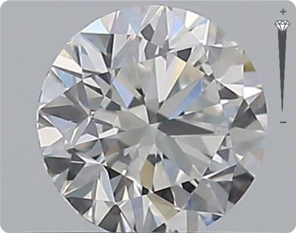 Natural 0.51ct GIA Diamond | Color D | Clarity VVS1 | Round Cut | VG EX VG #D10233