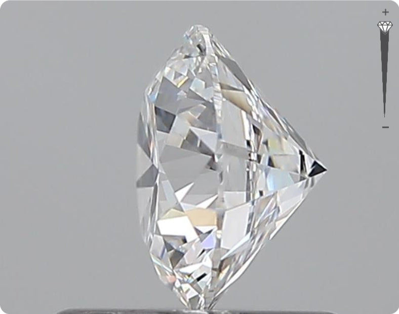 Natural 0.90ct GIA Diamond | Color E | Clarity VVS1 | Round Cut | EX EX EX #D10241