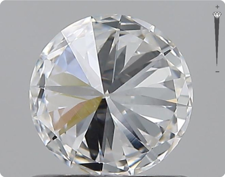 Natural 0.90ct GIA Diamond | Color E | Clarity VVS1 | Round Cut | EX EX EX #D10241
