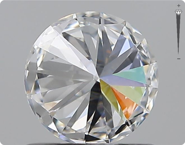 Natural 0.90ct GIA Diamond | Color E | Clarity VVS1 | Round Cut | EX EX EX #D10241