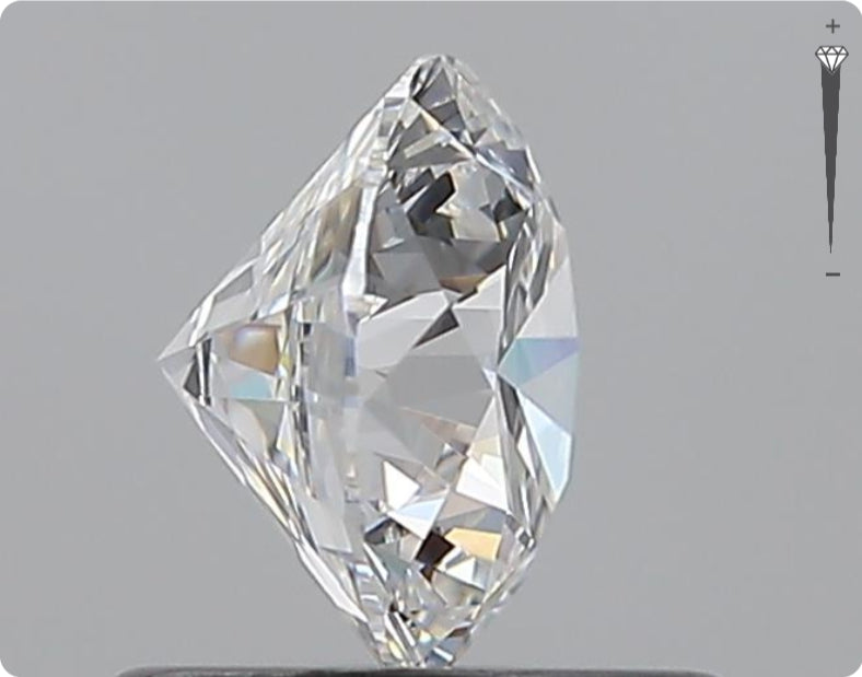 Natural 0.90ct GIA Diamond | Color E | Clarity VVS1 | Round Cut | EX EX EX #D10241
