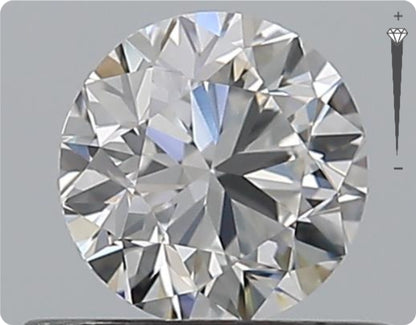 Natural 0.91ct GIA Diamond | Color H | Clarity SI1 | Round Cut | VG EX EX #D10243