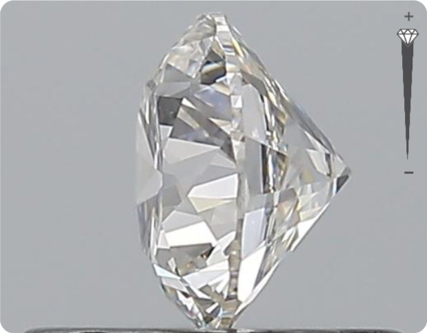 Natural 0.91ct GIA Diamond | Color H | Clarity SI1 | Round Cut | VG EX EX #D10243