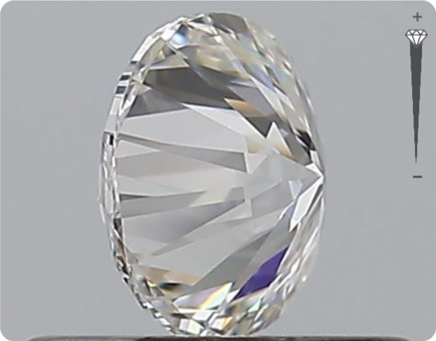 Natural 0.91ct GIA Diamond | Color H | Clarity SI1 | Round Cut | VG EX EX #D10243