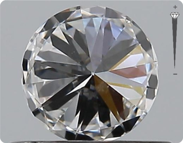 Natural 0.91ct GIA Diamond | Color H | Clarity SI1 | Round Cut | VG EX EX #D10243