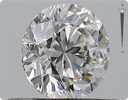 Natural 0.91ct GIA Diamond | Color H | Clarity SI1 | Round Cut | VG EX EX #D10243