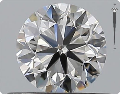 Natural 0.91ct GIA Diamond | Color H | Clarity SI1 | Round Cut | VG EX EX #D10243