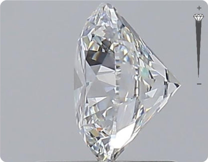 Natural 0.50ct GIA Diamond | Color D | Clarity VVS2 | Round Cut | EX EX EX #D10244