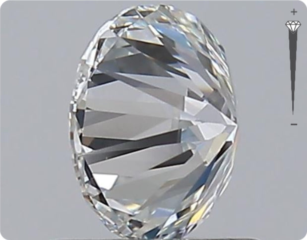 Natural 0.50ct GIA Diamond | Color D | Clarity VVS2 | Round Cut | EX EX EX #D10244