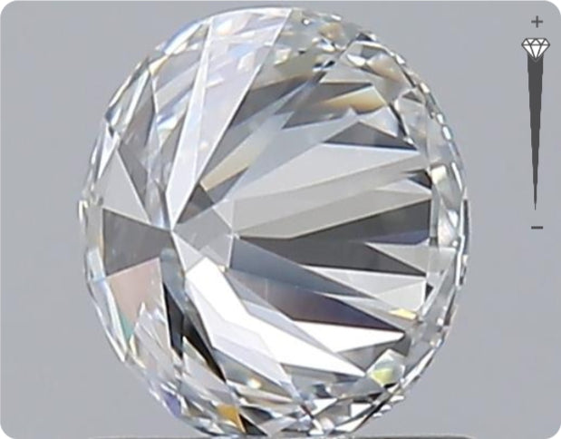Natural 0.50ct GIA Diamond | Color D | Clarity VVS2 | Round Cut | EX EX EX #D10244