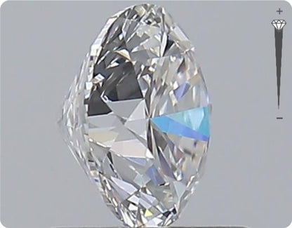 Natural 0.50ct GIA Diamond | Color D | Clarity VVS2 | Round Cut | EX EX EX #D10244
