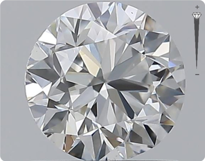 Natural 2.00ct GIA Diamond | Color E | Clarity SI1 | Round Cut | VG EX VG #D10245