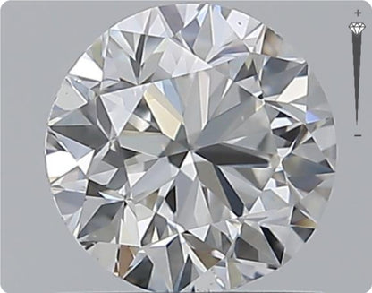 Natural 2.00ct GIA Diamond | Color E | Clarity SI1 | Round Cut | VG EX VG #D10245