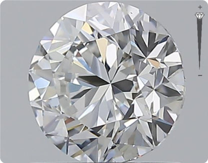 Natural 2.00ct GIA Diamond | Color E | Clarity SI1 | Round Cut | VG EX VG #D10245