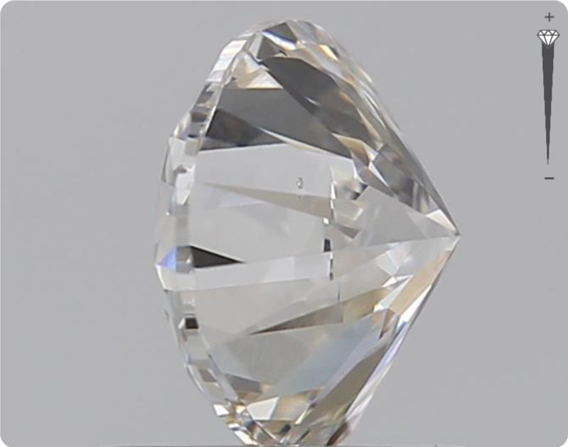 Natural 0.50ct GIA Diamond | Color D | Clarity VVS1 | Round Cut | EX EX EX #D10246