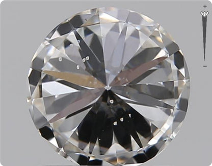 Natural 0.50ct GIA Diamond | Color D | Clarity VVS1 | Round Cut | EX EX EX #D10246