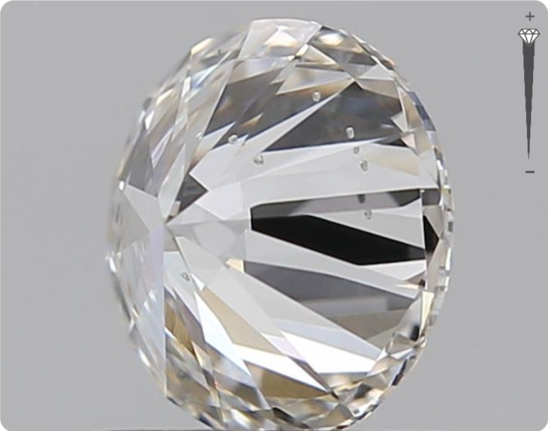 Natural 0.50ct GIA Diamond | Color D | Clarity VVS1 | Round Cut | EX EX EX #D10246