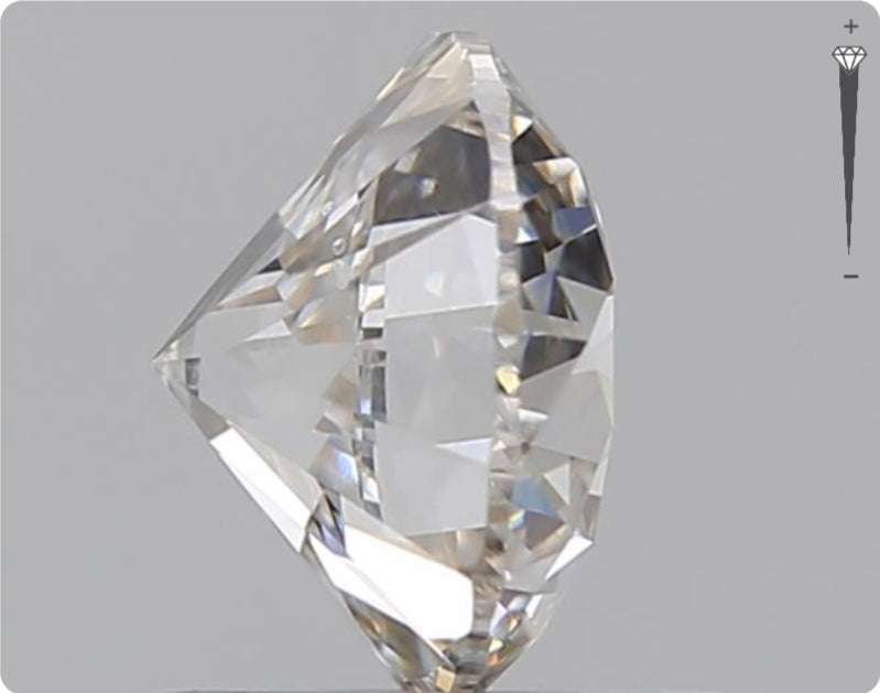 Natural 0.50ct GIA Diamond | Color D | Clarity VVS1 | Round Cut | EX EX EX #D10246