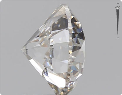 Natural 0.50ct GIA Diamond | Color D | Clarity VVS1 | Round Cut | EX EX EX #D10246