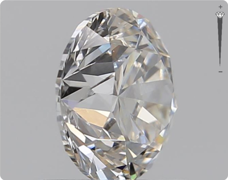 Natural 0.50ct GIA Diamond | Color D | Clarity VVS1 | Round Cut | EX EX EX #D10246