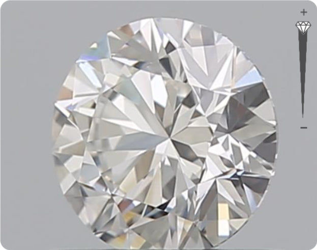 Natural 0.90ct GIA Diamond | Color H | Clarity VS2 | Round Cut | VG EX VG #D10247