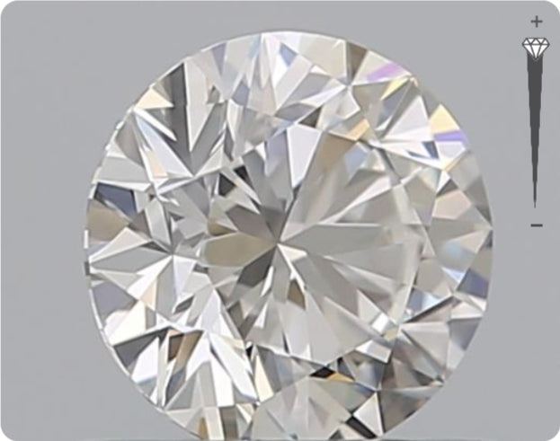 Natural 0.90ct GIA Diamond | Color H | Clarity VS2 | Round Cut | VG EX VG #D10247